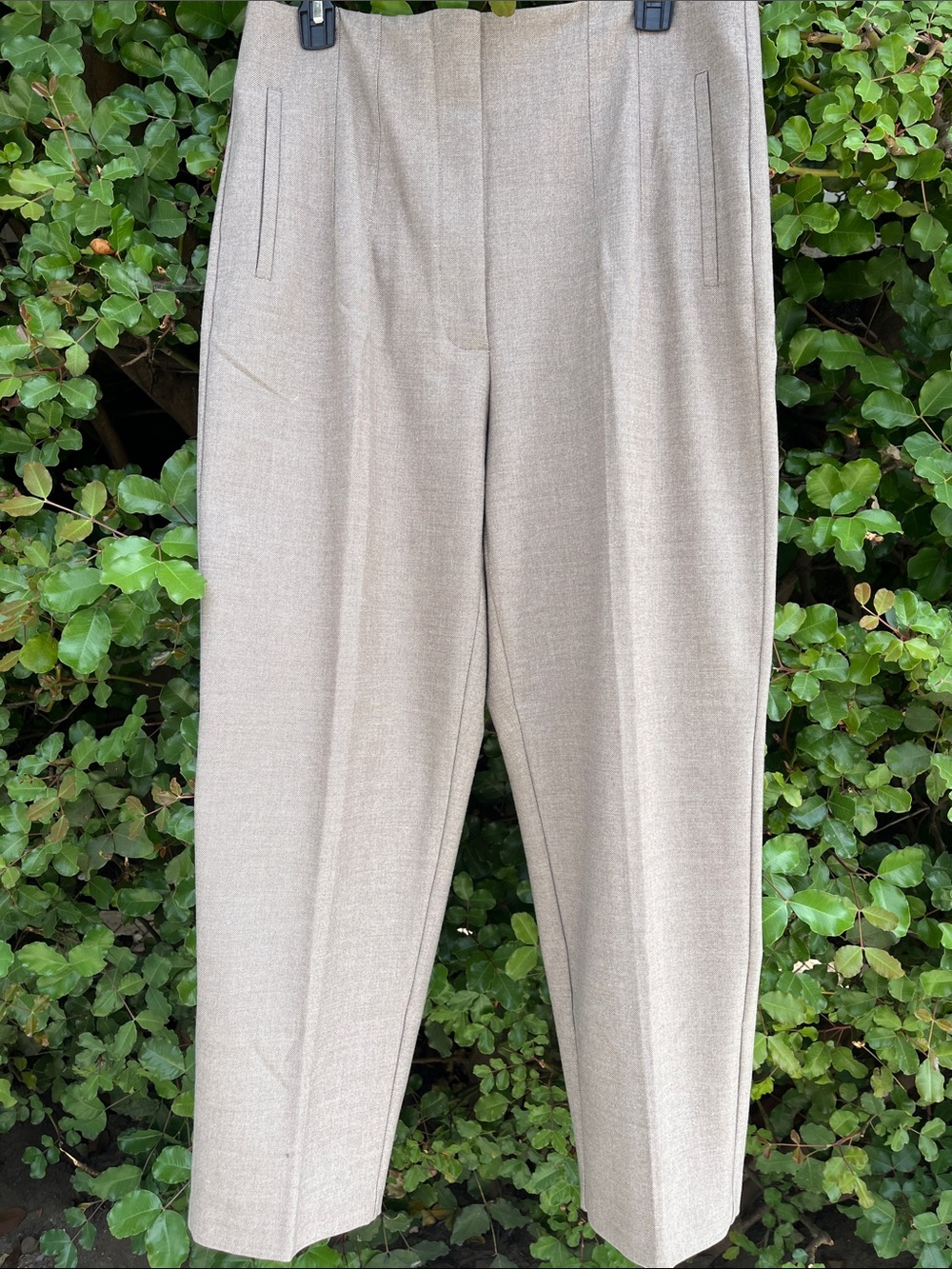 Zara Light Beige Tailored Trousers